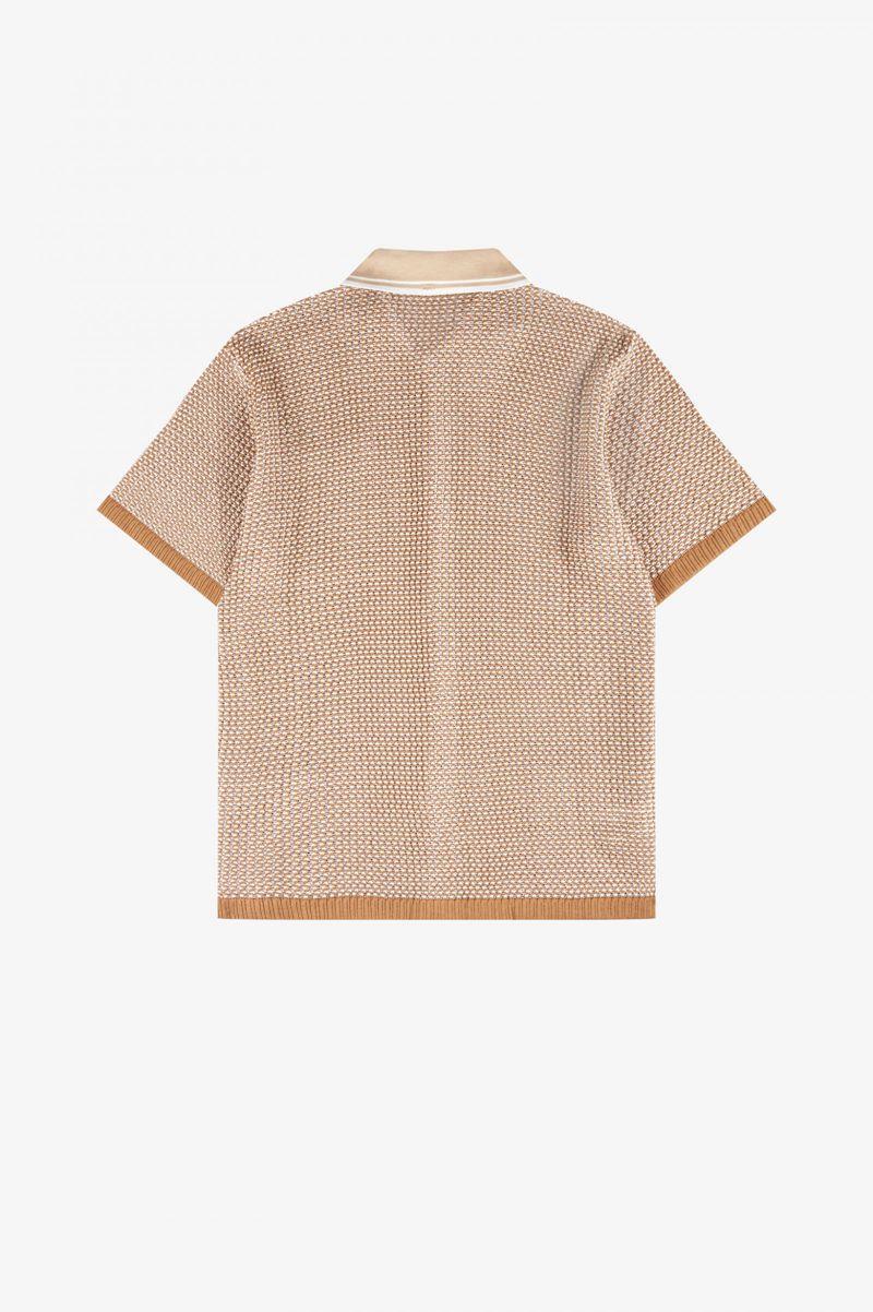 White Fred Perry K3850 Men's Knitwear | PH 1312RVDW